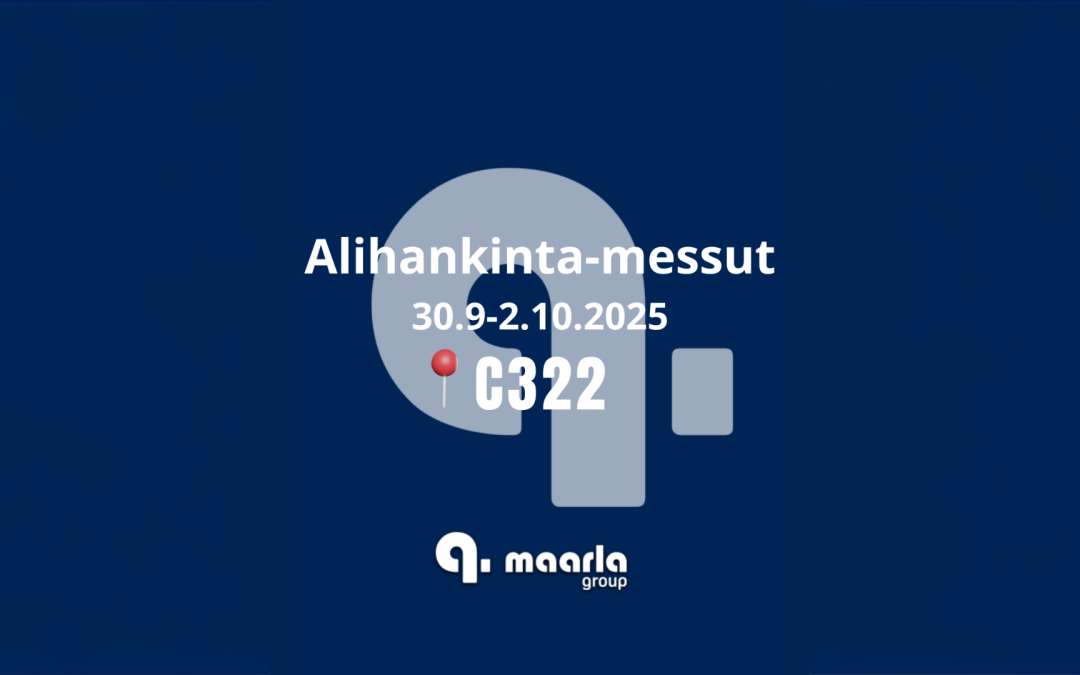 Olemme mukana Alihankinta-messuilla 30.9.-2.10.2025